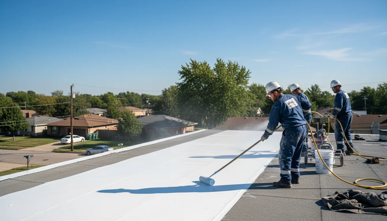 Commercial roof coating in Eureka, MO near me